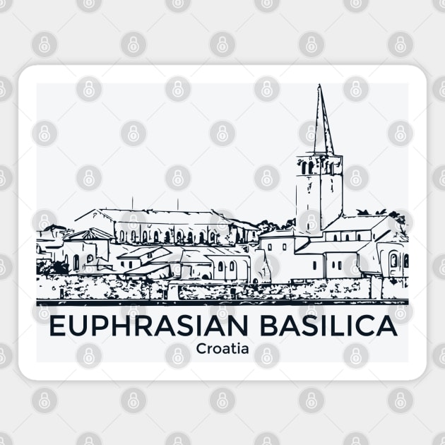 Euphrasian Basilica - Croatia Magnet by Lakeric